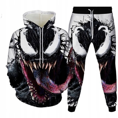 komplet BLUZA movie 3D Digital print Venom spodn