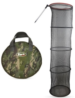 SIATKA WĘDKARSKA YORK ZE SZTYCĄ 50/250 CM RED RING + POKROWIEC