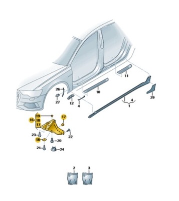 Audi оригінальний номер 4k0853887g фото №1