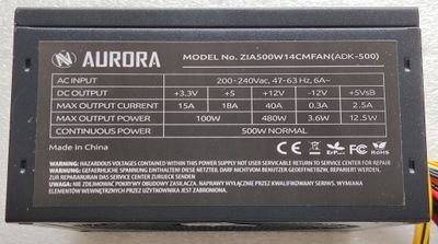 Zasilacz IBOX Aurora 500W