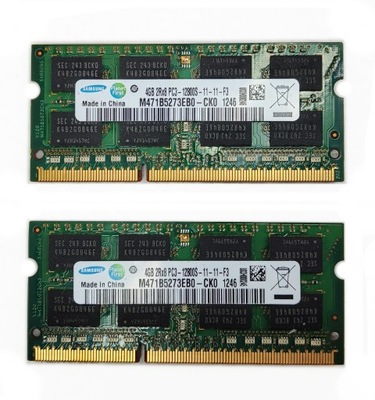 SAMSUNG DDR3 8GB |2x4GB| 1600MHz M471B5273EB0-CK0