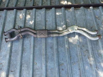 Bmw 3 e46 m3 s63 гаситель труба средняя выхлоп 7832313 фото №1