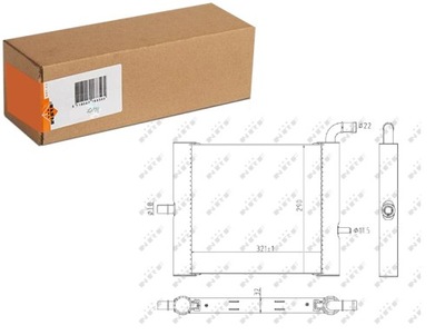 Радиатор двигателя wody land rover discovery v range rover iv range фото №1