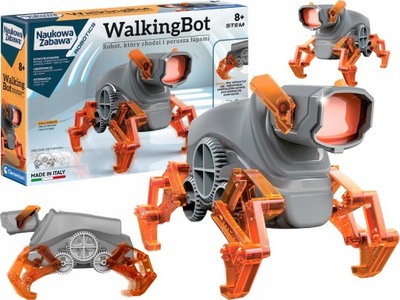 CLEMENTONI Chodzący Robot WALKING BOT 50059 8+