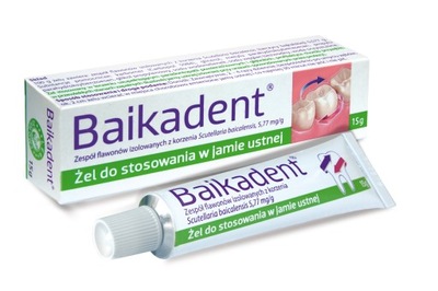 Baikadent, żel do stosowania w jamie ustnej, 15g