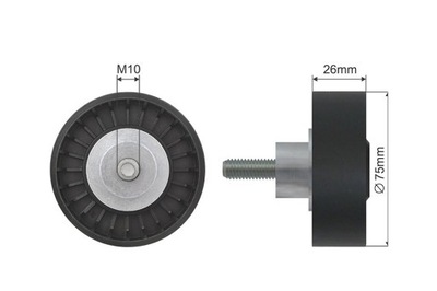 ROLLO TENSOR CORREA WIELOROWKOWEGO AUDI A4 B7, A4 B8, A5, A6 ALLROAD C6,  