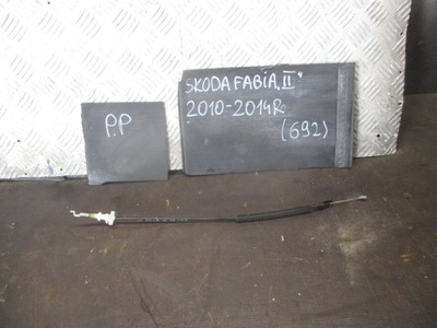 Трос замка правый перед skoda fabia ii фото №1