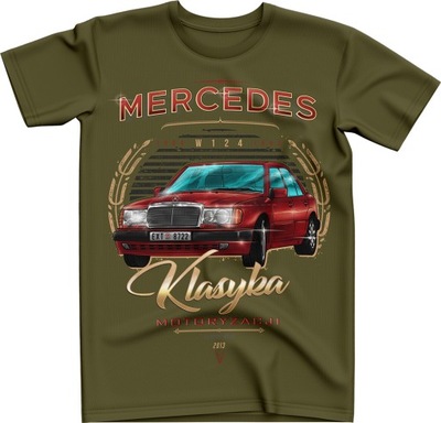 MERCEDES BENZ W124 koszulka t shirt r. XL