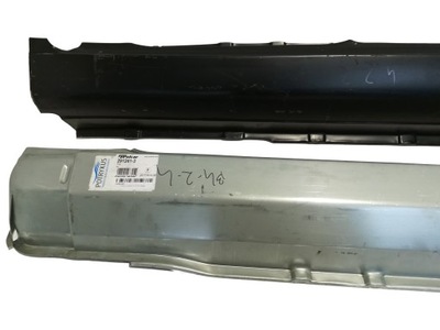 Daewoo lanos 97-08 4/5-d порог пороги оцинковка левый фото №1