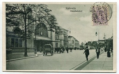 KATOWICE / KATTOWITZ :: Hauptbahnhof : 1922