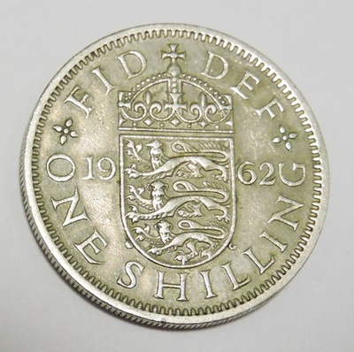 Wielka Brytania one shilling 1962