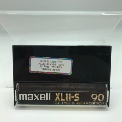 Kaseta - Kaseta magnetofonowa Maxell XL II-S 90