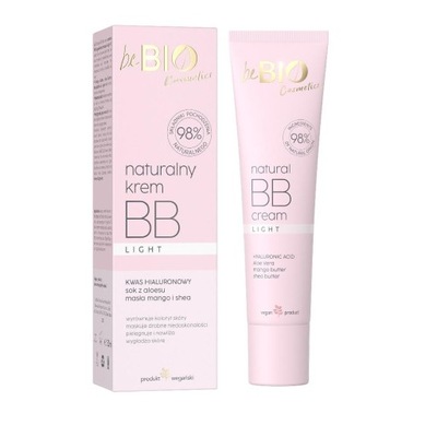 BeBio Naturalny krem do twarzy BB Light 30ml