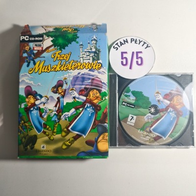 Gra PC - Trzej Muszkieterowie - Polskie wydanie pudełkowe "BIG BOX"