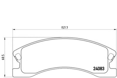 КОЛОДКИ ТОРМОЗНЫЕ JEEP GRAND CHEROKEE II 99-05 BREM