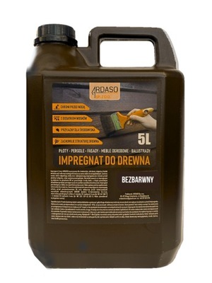 IMPREGNAT BEZBARWNY do drewna 5l