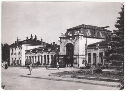 STARY SĄCZ DWORZEC KOLEJOWY 1963 PRL