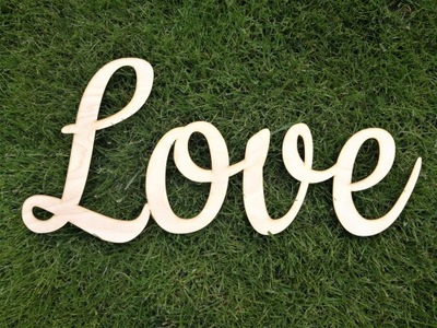 Napis duży LOVE dekoracja wesele ślub 100 cm