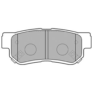 DELPHI КОЛОДКИ ТОРМОЗНЫЕ ЗАД LP1539 LP1539