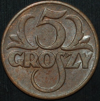 5 groszy 1931 - około menniczy egzemplarz