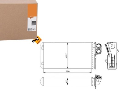 Nrf58036 отопитель renault safrane 92- фото №1