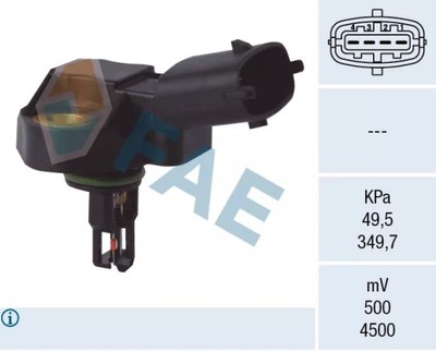 ДАТЧИК ДАВЛЕНИЯ W КОЛЛЕКТОРЕ SSĄCYM (4 PIN) MERCEDES ACTROS, ACTROS MP2