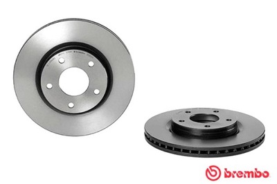 BREMBO ДИСКИ ДИСКОВЫЕ ТОРМОЗНОЕ 2SZT. ПЕРЕД NISSAN JUKE PULSAR SENTRA VII 