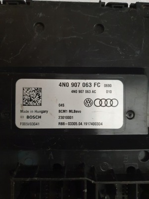 Модуль комфорта блок управления audi 4n0907063fc фото №1