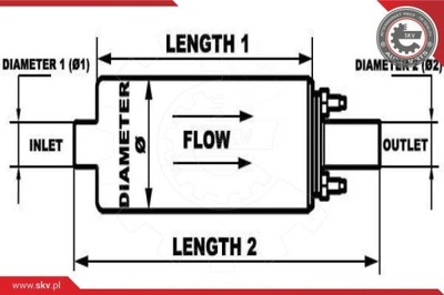 SKV 02SKV291 MOTOR DE BOMBA COMBUSTIBLES OPEL ASTRA H CORSA D FIAT IDEA PUNTO LAN  