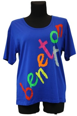 T-shirt koszulka bawełniana oversize BENETTON S