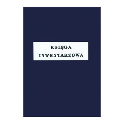 Druk- Księga inwentarzowa INTRO TYPOGRAF