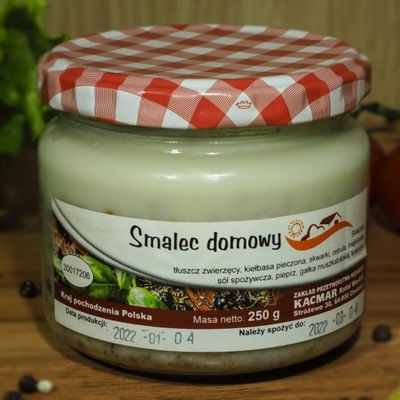 SMALEC w słoiku 250g wieprzowy domowy POLECAM