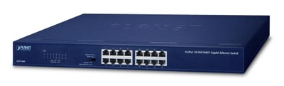 PLANET GSW-1601 łącza sieciowe Nie zarządzany Gigabit Ethernet (10/100/1000