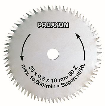 PROXXON 28731 Tarcza SUPER CUT 85x0,5x10mm 80Z