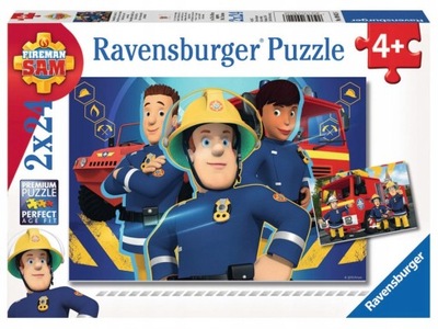 Puzzle Ravensburger Strażak Sam 2 x 24 elementy