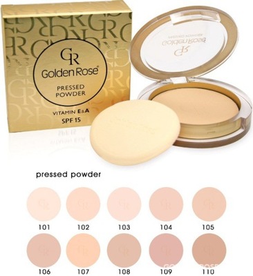 Golden Rose SPF 15 puder do twarzy z wit A i E