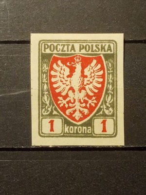 POLSKA Fi 65 (*) 1919 Orzeł na tarczy