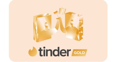 Karta podarunkowa Tinder Gold - 1 miesiąc