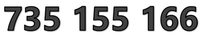 735 155 166 STARTER T-MOBILE ZŁOTY ŁATWY PROSTY NUMER KARTA PREPAID SIM GSM