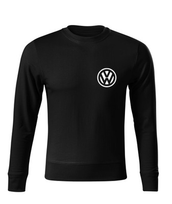 Bluza bez kaptura D239P VW LOGO GOLF GTI czarna rozm 3XL