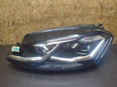 Лампа перед левая vw golf vii 7 lift full led фото №1