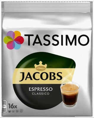 Kapsułki Tassimo Jacobs Espresso Classico Kawa mielona 16 szt