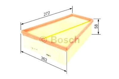 BOSCH FILTRO AIRE CITROEN 2,0HDI  