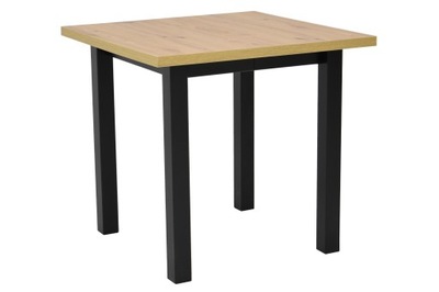 Stół czarny/artisan 80x80 rozkładany do 160cm