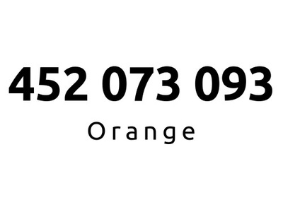 452-073-093 | Starter Orange (07 30 93) #E