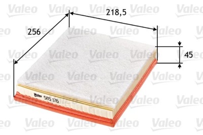 FILTRAS POW. FORD STREET KA 1.6 11/2002->1 VALEO 585176 