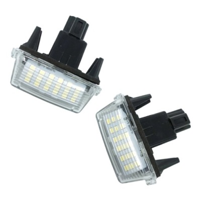 Ліхтарі led реєстрація do toyota auris verso yaris фото №1