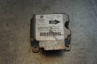 Модуль датчик подушек подушка безопасности opel corsa b - 1923594 фото №1