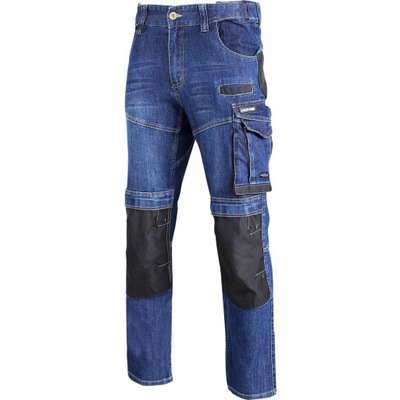 LAHTI PRO PANTALONES ROBOCZE JEANS BLUE STRETCH ZE WZMOCNIENIAMI L4051003  