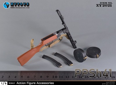 Figurki z bajek ZYTOYS PPSh Burp Gun Model żołnie